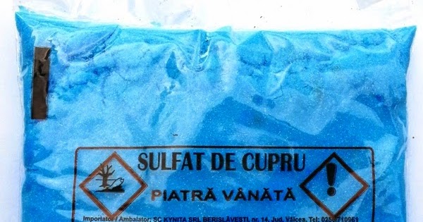 Sulfat de cupru(piatra vanata)