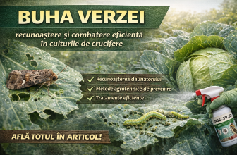 Buha verzei – recunoaștere și combatere eficientă în culturile de crucifere